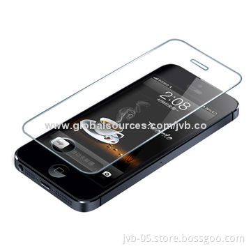 Tempered Glass Screen Protector, for iPhone 5 with 9H Anti-scratch, 0.33mm Thickness